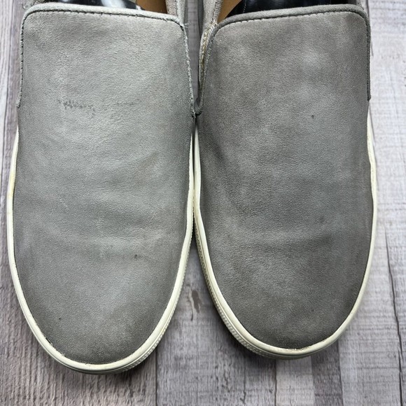 Steve Madden Women's Gills Platform Suede Leather Shoes Slip-On Gray Size 5.5 M - Picture 11 of 13
